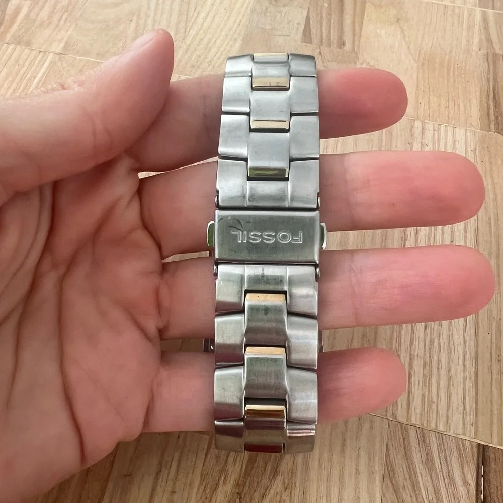 Fossil arkitekt men’s curvex dress watch NEW BATTERY